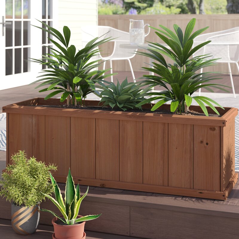 Outdoor Raised Wooden Garden outlets Bed Planter